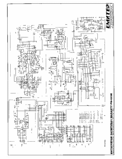 Marantz PM-66SE Schematic of the audio power amplifier Marantz PM-66SE.