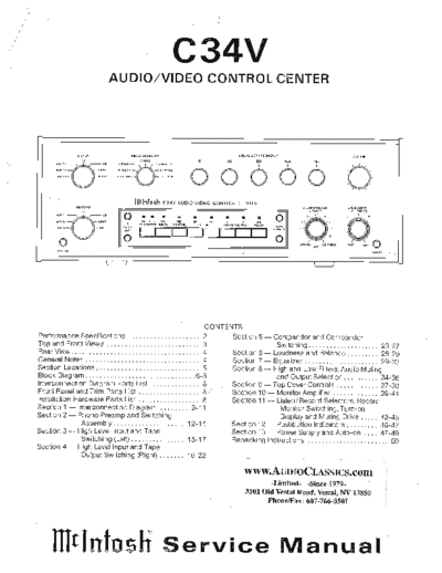 McIntosh C34V integrated amplifier