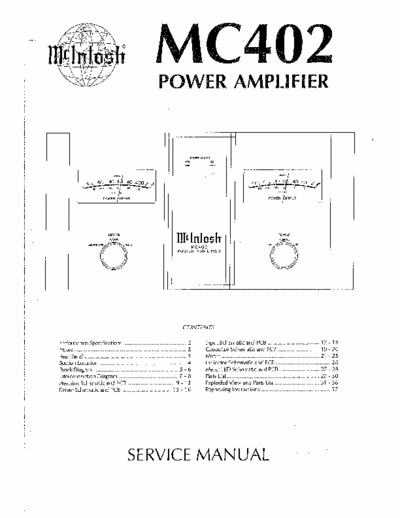 McIntosh MC402 power amplifier
