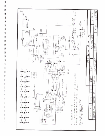 Midas XL42 mixer