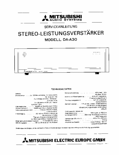 Mitsubishi DAA30 power amplifier