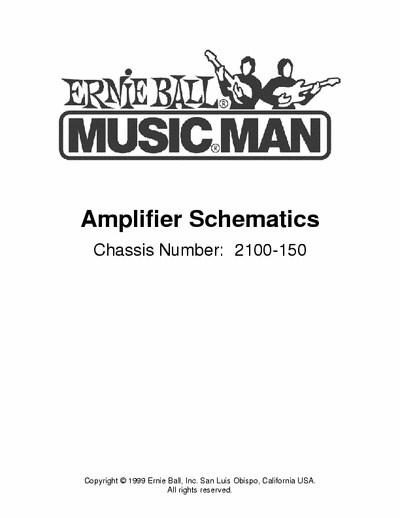 MusicMan 2100-150 guitar amplifier
