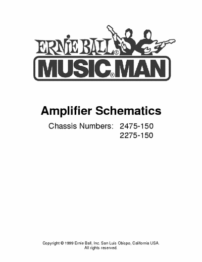MUSIC MAN Inc. 2475-150 amp Music Man 2475-150 guitar amp