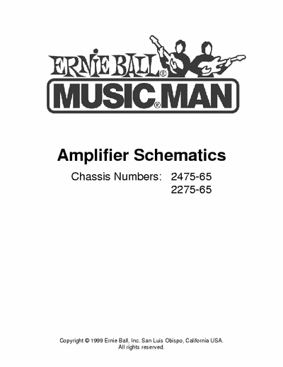MUSIC MAN Inc. 2475-65 amp Music Man 2475-65 guitar amp