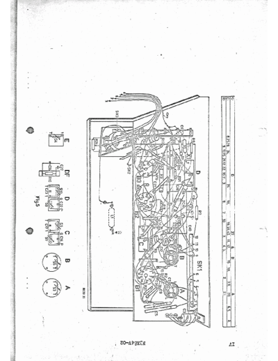 Philips carradio Carradio: autoradio Philips (tubes)
type:  N3X84-02
(1956-?-1960)
Schema - layout