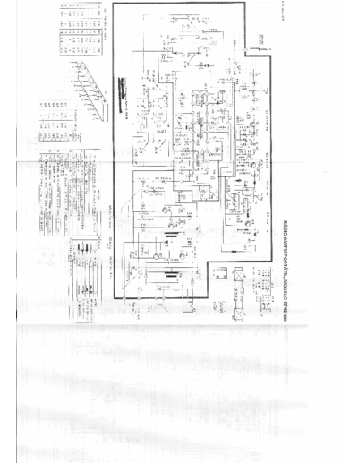 Matsushita National RF4210W Schematic diagram of audio equipment National made in Brazil