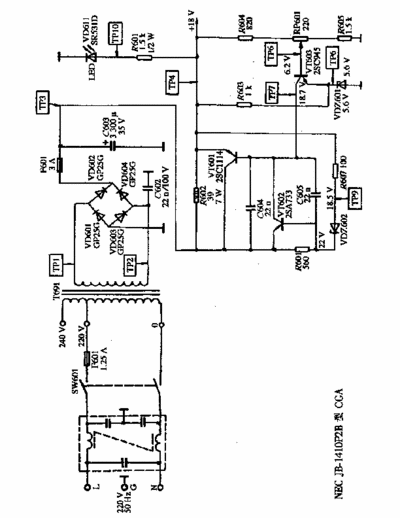 NEC NEC-JB1410P2B NEC-JB1410P2B service manual