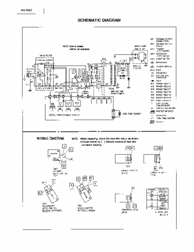 panasonic NN-8552 NN-8552 schematics