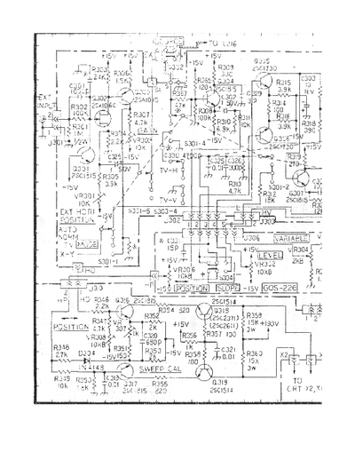 NRI 2500 PDF of Schematic for NRI-2500 Oscilloscope