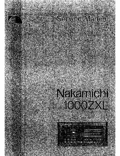 Nakamichi 1000ZXL cassette deck