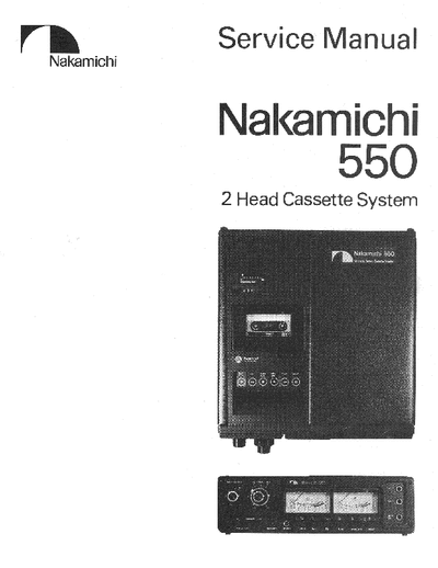Nakamichi 550 cassette deck