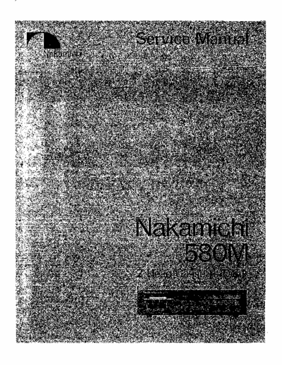 Nakamichi 580M cassette deck