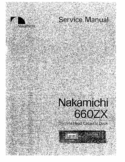 Nakamichi 660ZX cassette deck