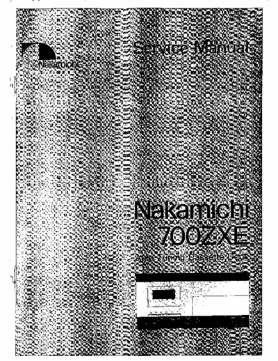 Nakamichi 700ZXE cassette deck