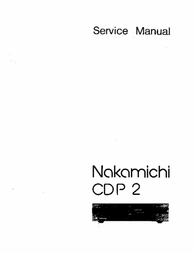 Nakamichi CDP2 cd