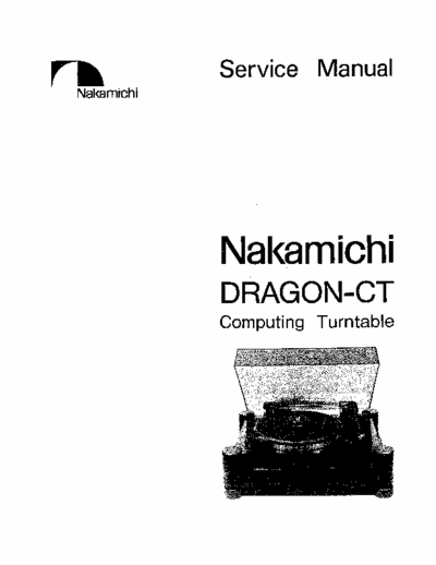 Nakamichi DragonCT phono