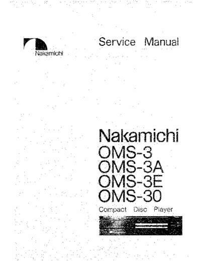 Nakamichi OMS3 cd