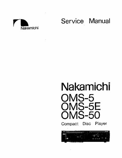 Nakamichi OMS5 cd
