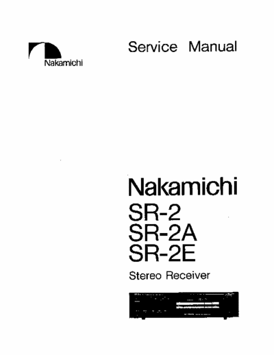 Nakamichi SR2 receiver