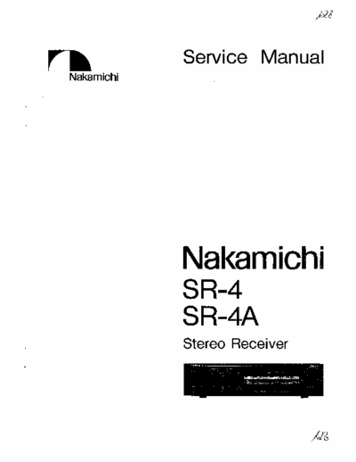 Nakamichi SR4 receiver