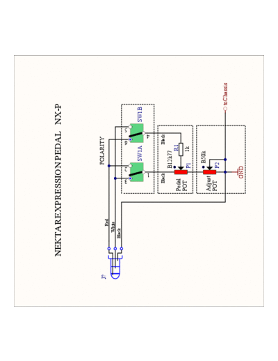 Nektar NX-P Expression Pedal - schematic