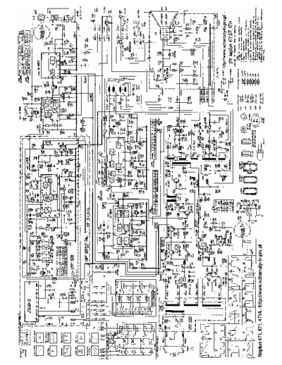 Neptun 471, 671, 471A Schematic diagram for the Neptun 471, 671, 471A models (all of the schematics of the separate pages of the PDF file have aligned and merged in one PDF file).