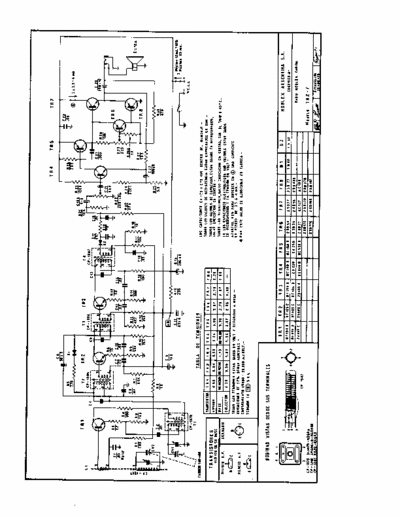 NOBLEX CARINA DIAGRAM, SCHEMATIC 30-08-1976