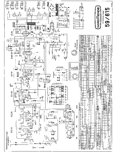 Nordmende 59/615 service manual