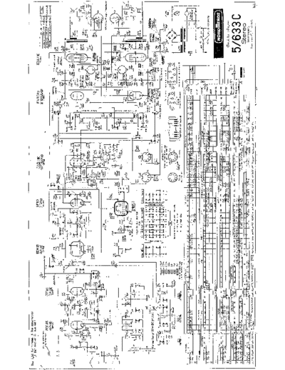 Nordmende Radio 5/633C stereo service manual