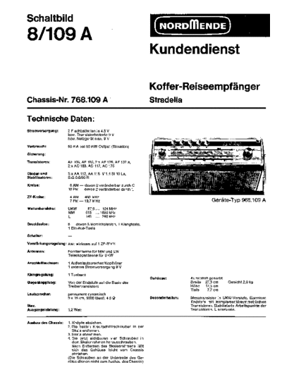 Nordmende 8_109A service manual