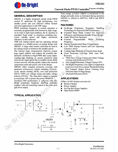 OnBright  SPMS controller IC