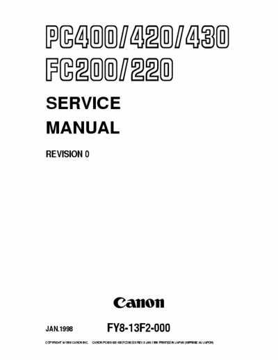 Olivetti 9404 Service Manual Copier Olivetti Portable - pag. 197