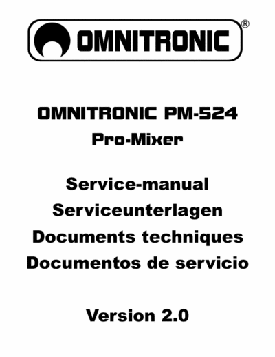 Omnitronic PM524 mixer