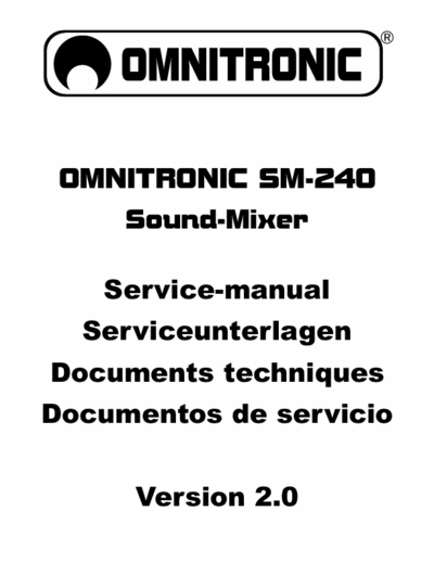 Omnitronic SM240 mixer