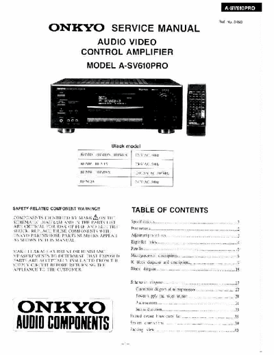 Onkyo ASV610 integrated amplifier