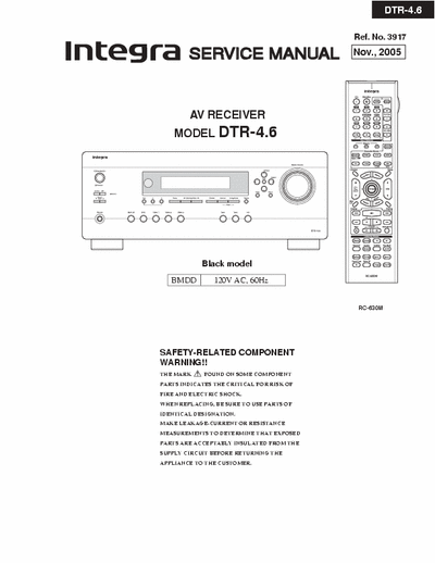 Onkyo DTR4.6 receiver