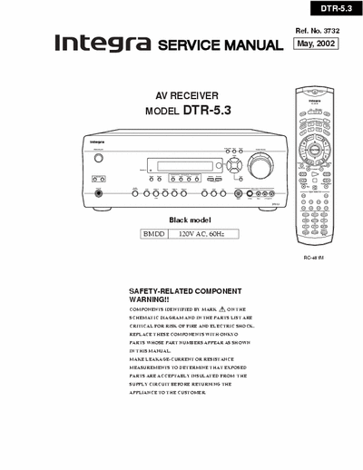 Onkyo DTR5.3 receiver (jap.lang.)