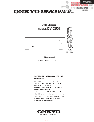 onkyo DV-C503 onkyo DV-C503 service manual