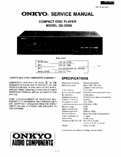 Onkyo DX2500 cd