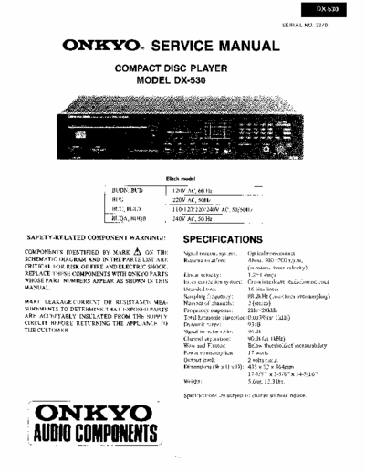 Onkyo DX530 cd