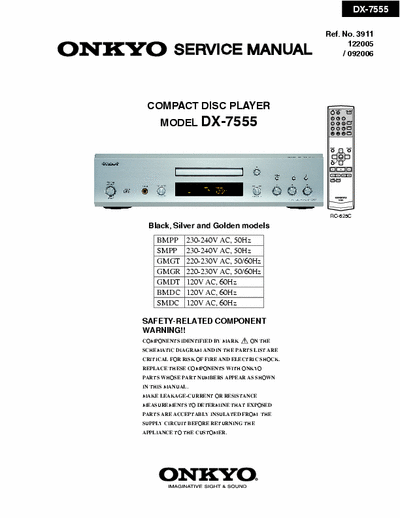 Onkyo DX7555 cd