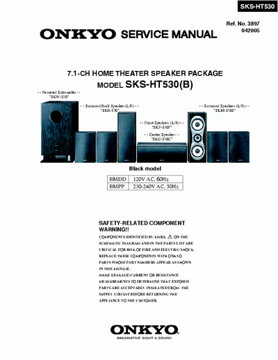 Onkyo SKSHT530 active speakers system