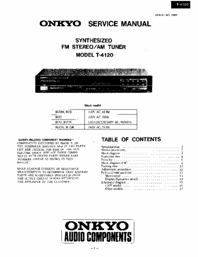 Onkyo T4120 tuner