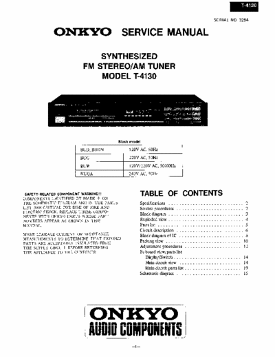 Onkyo T4130 tuner