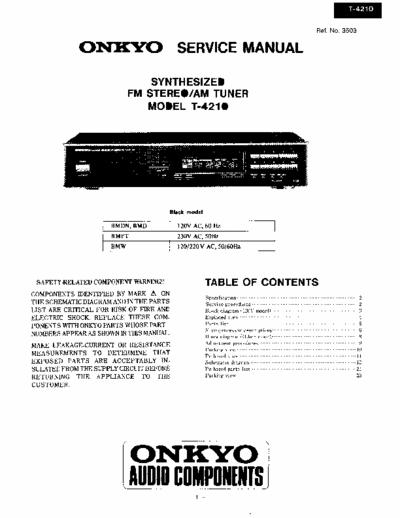 Onkyo T4210 tuner