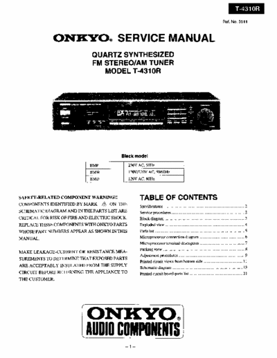 Onkyo T4310R tuner