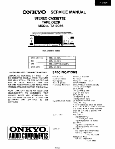 Onkyo TA2056 cassette deck