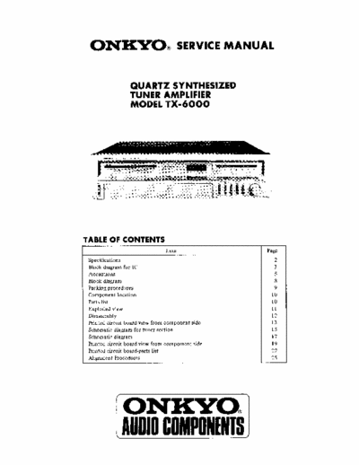Onkyo TX6000 receiver