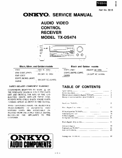 Onkyo TXDS474 receiver