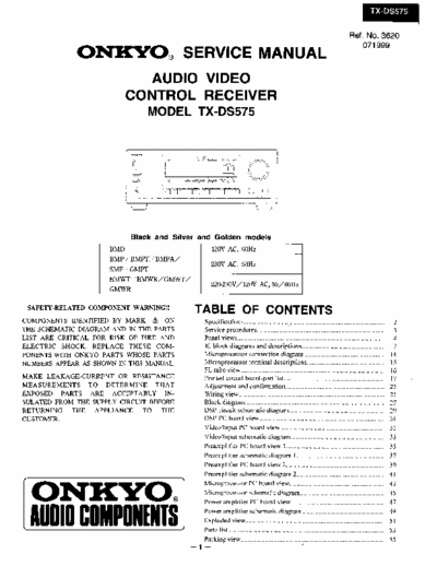 Onkyo TXDS575 receiver